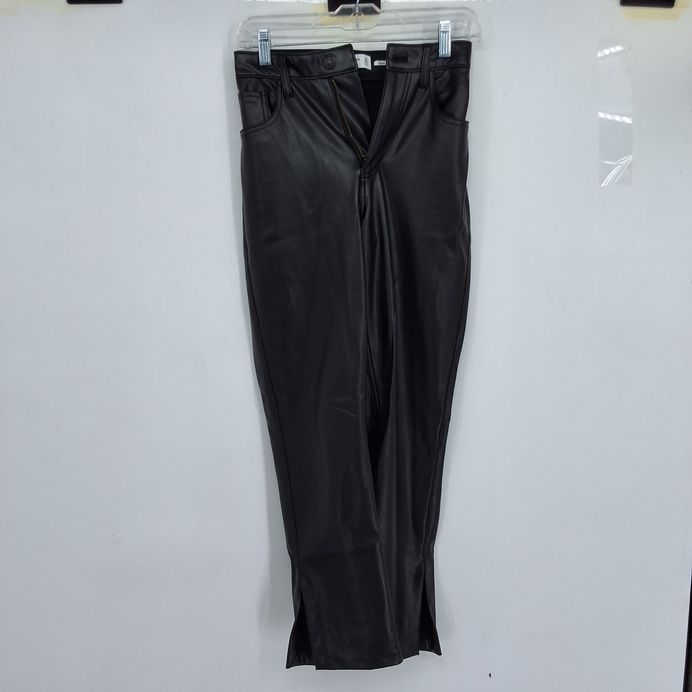 Abercrombie & Fitch Vegan Leather Pants in Black